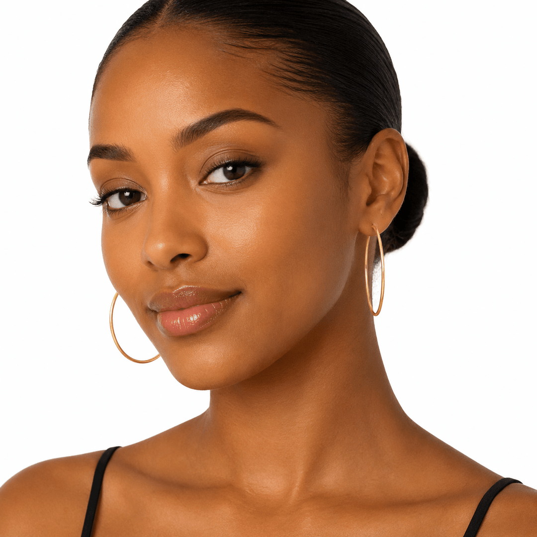 Infinity Hoop Earrings - iceandgold