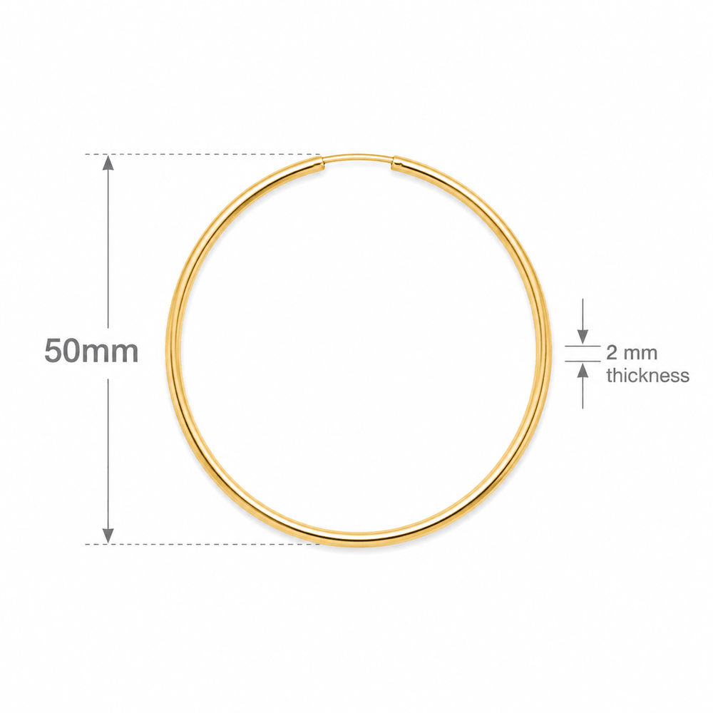 Infinity Hoop Earrings - iceandgold