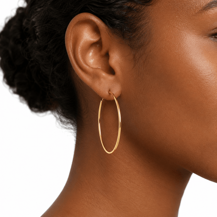 Infinity Hoop Earrings - iceandgold