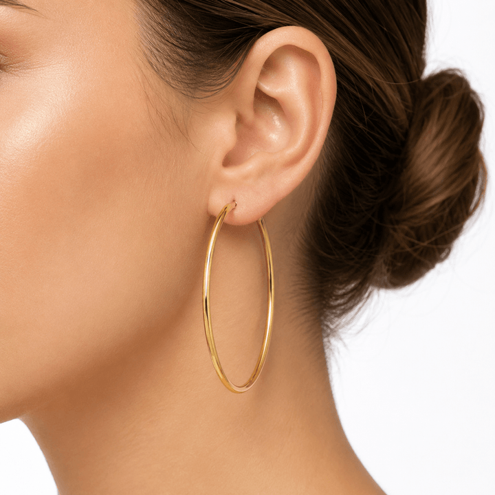 Infinity Hoop Earrings - iceandgold