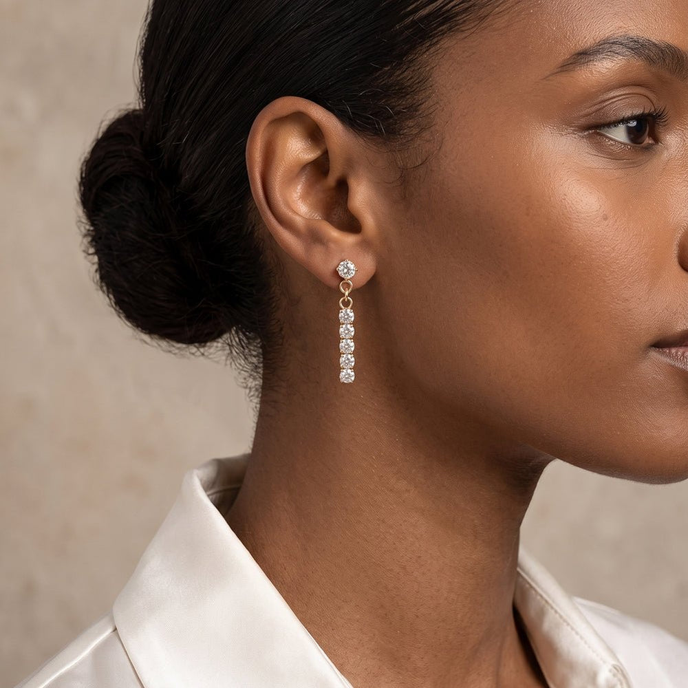 Linear Earrings - iceandgold