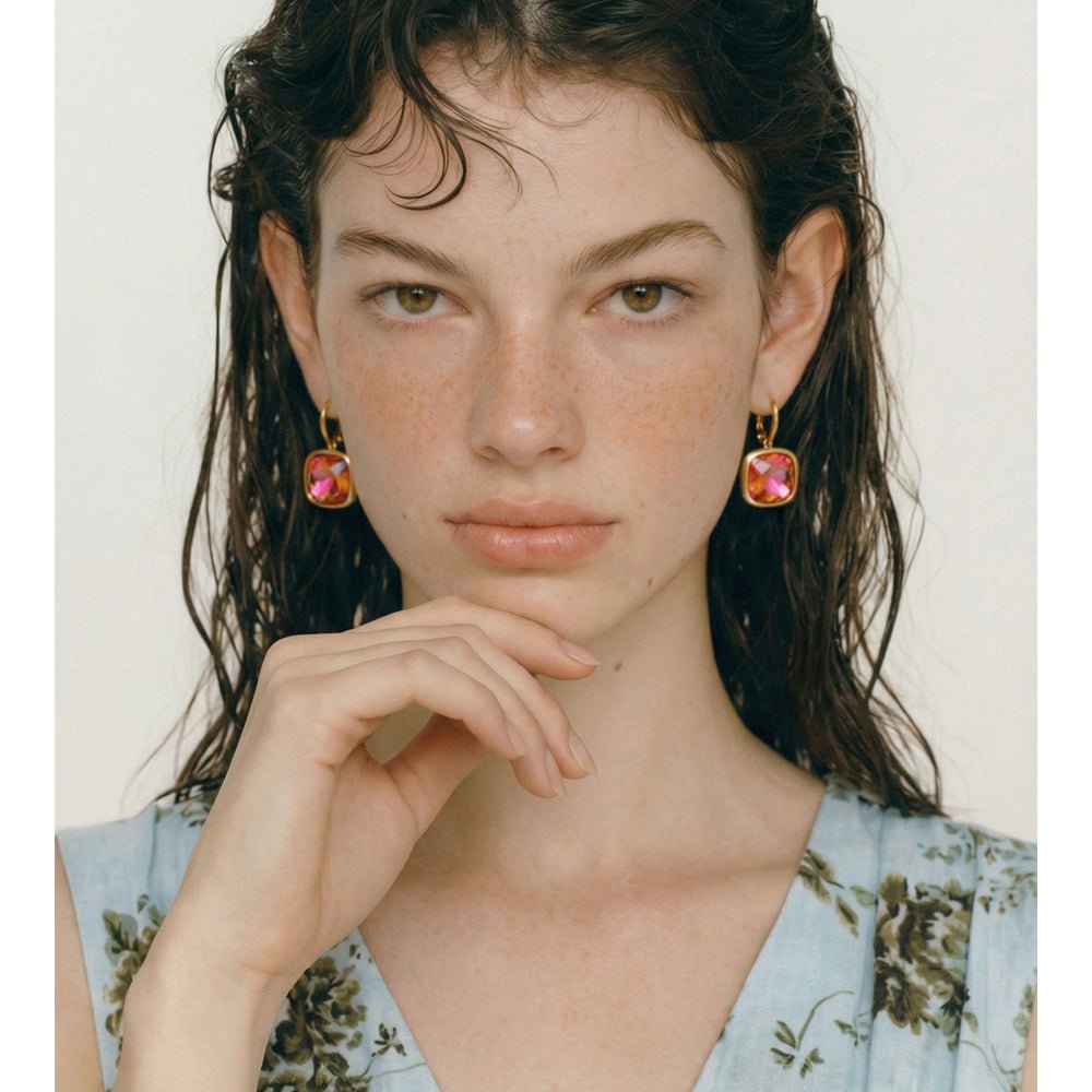 Pastel Gem Earrings - iceandgold
