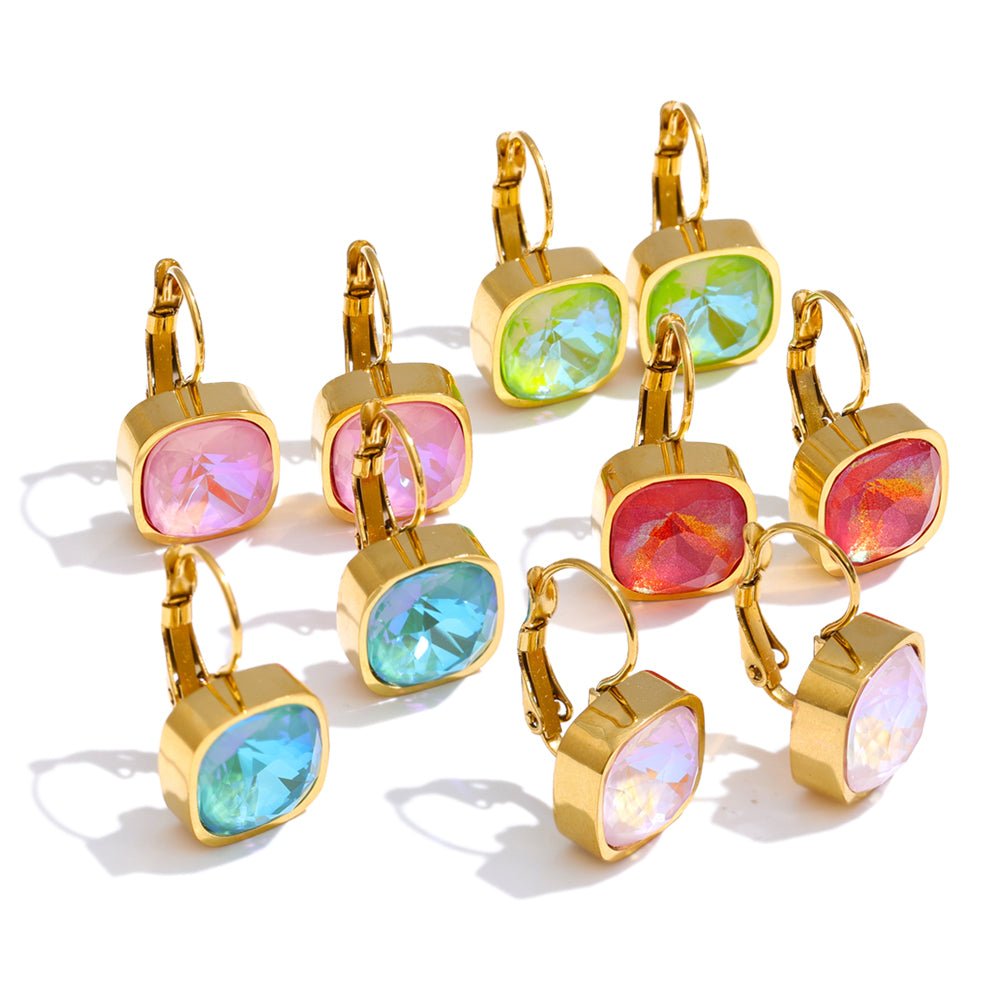 Pastel Gem Earrings - iceandgold