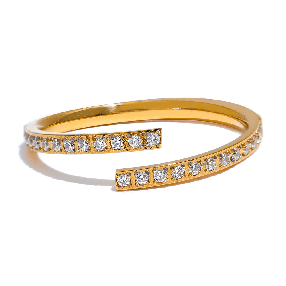 Pave Wrap Ring - iceandgold