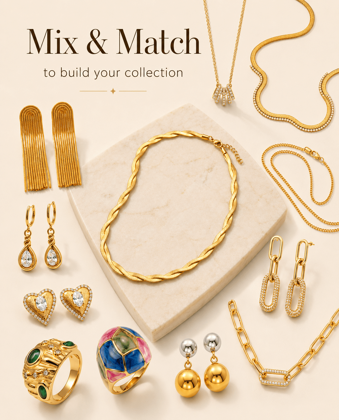 Jewelry bundle lifestyle image