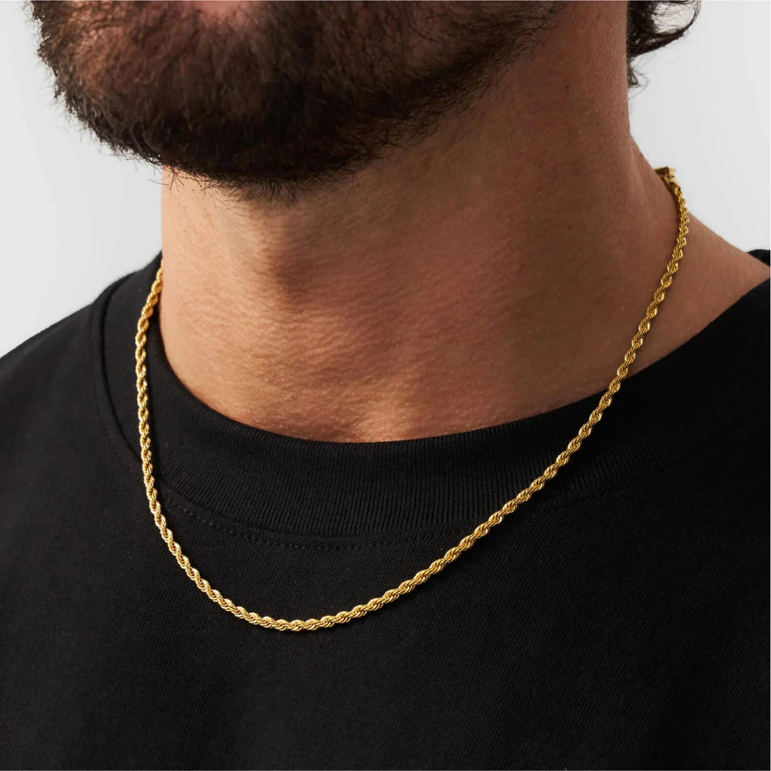 3mm Rope Chain (Gold)