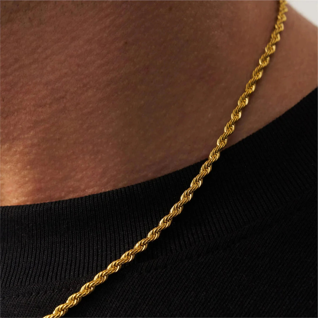 3mm Rope Chain (Gold)