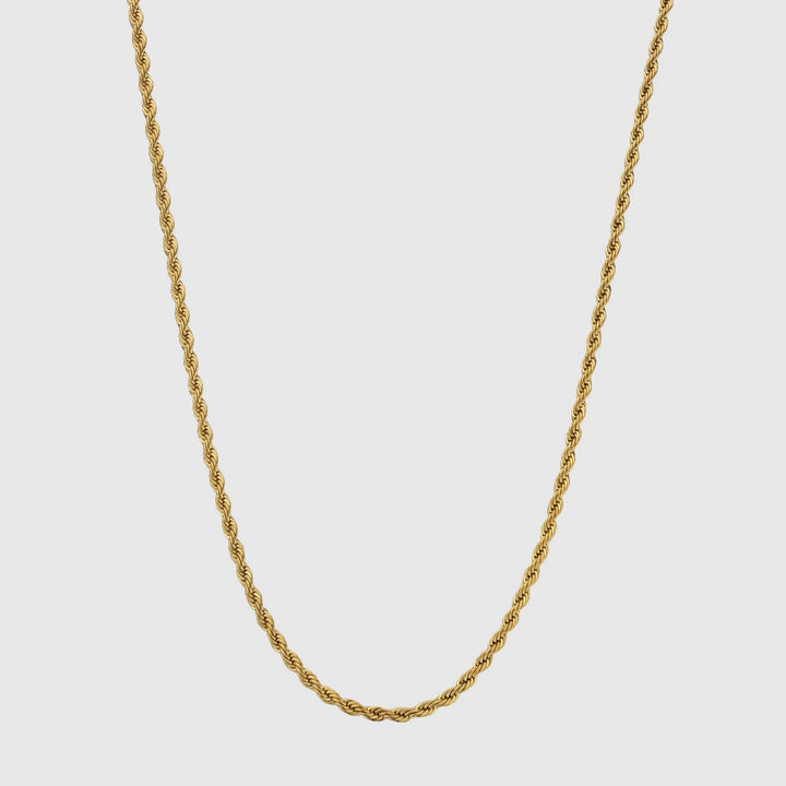 3mm Rope Chain (Gold)