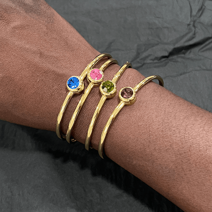 Screw - On Gem Bracelet - iceandgold