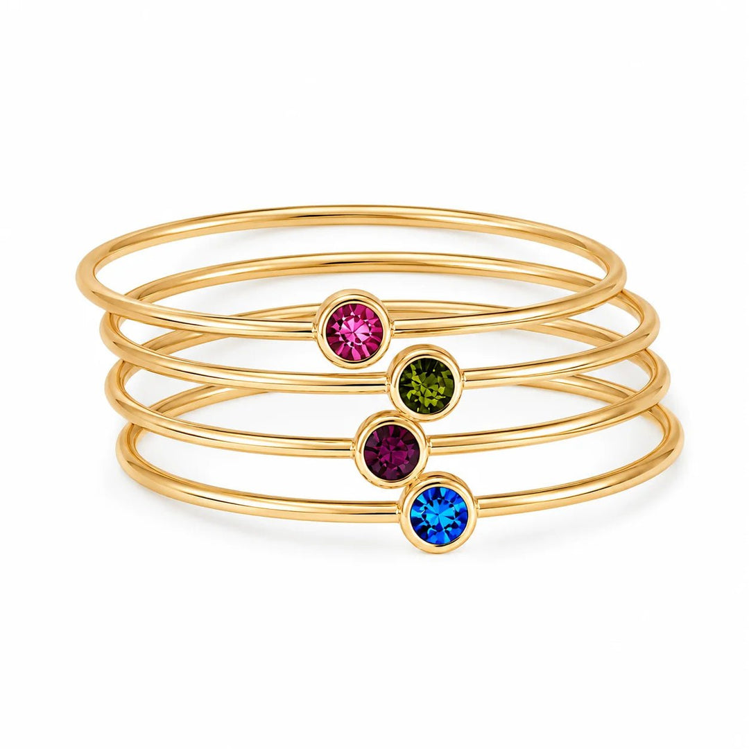 Screw-On Gem Bracelet - iceandgold