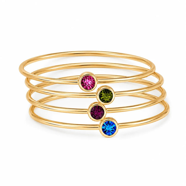 Screw-On Gem Bracelet - iceandgold