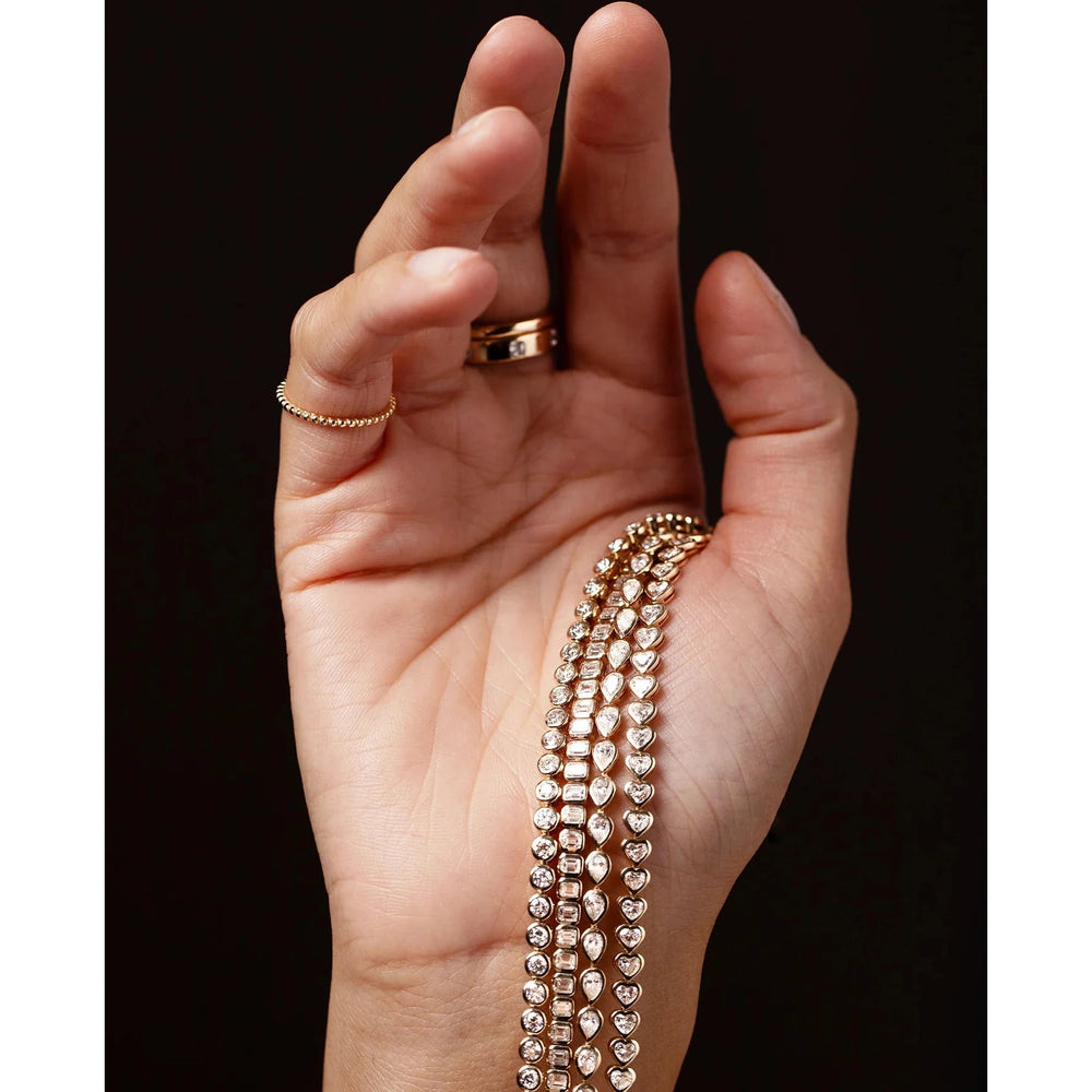 Square Bezel Tennis Bracelet - iceandgold