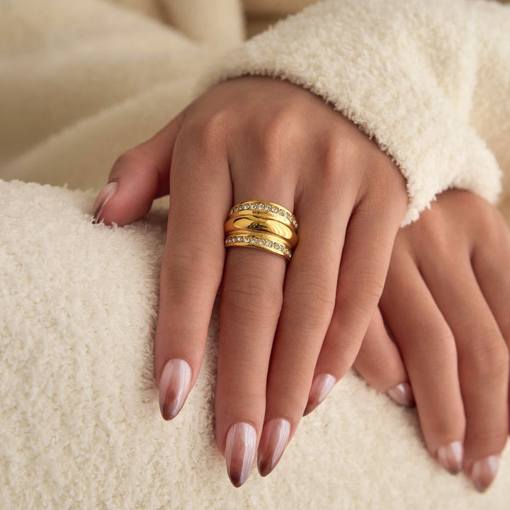 Wide Signature Ring - iceandgold