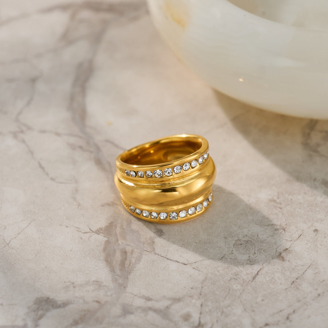 Wide Signature Ring - iceandgold