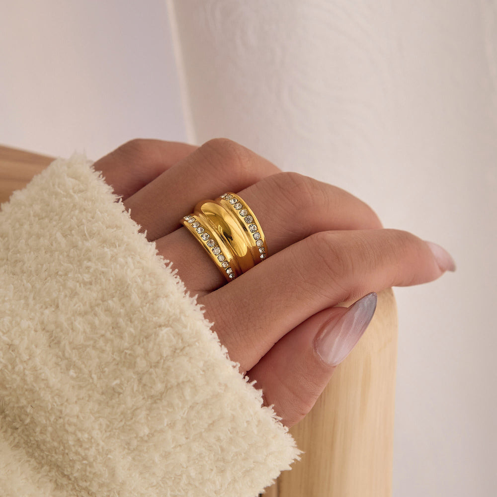 Wide Signature Ring - iceandgold