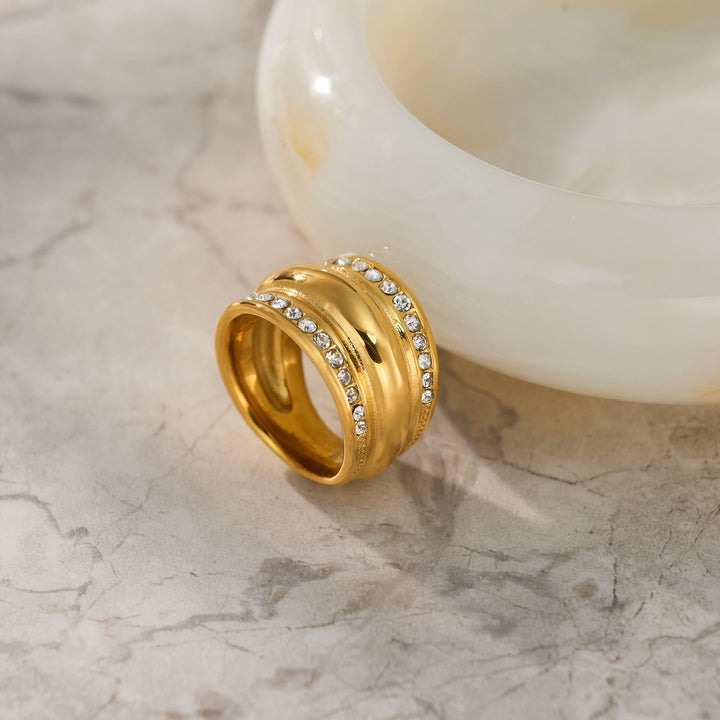 Wide Signature Ring - iceandgold